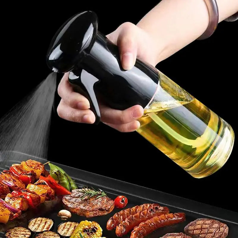 1Pc Noir Transparent Cuisine Bouteille D'Huile De Cuisson Huile D'Olive Bouteille